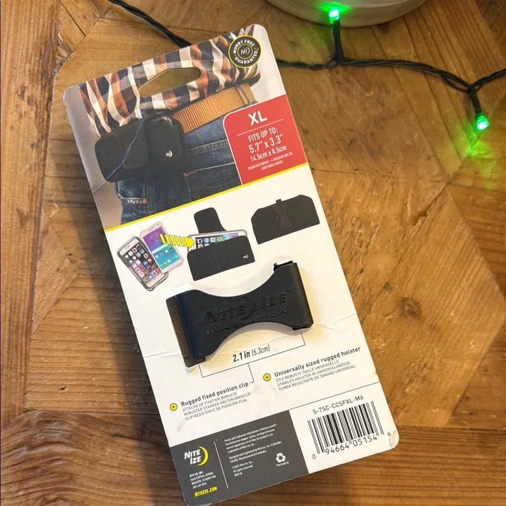 NITE IZE Fits All Horizontal XL Phone Holster - Tan Rugged M4